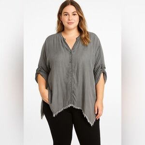 Gray Women's Top